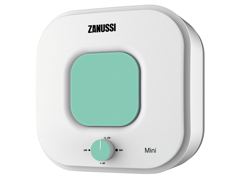 Водонагреватель аккумуляционный электрический ZANUSSI ZWH/S 15 Mini U (Green) подключение воды св. ZWH/S 15 Mini U (Green)