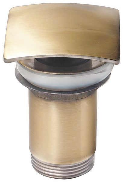 Горловина-донный клапан Kaiser автомат, металл (бронза) квадрат 8033An 8033An