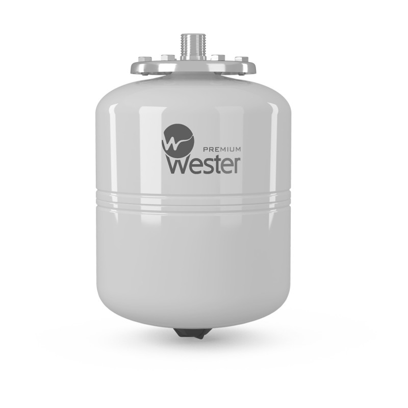 Расширительный бак для системы ГВС и гелиосистем Wester Premium 8л (3/4") WDV8P_нерж WDV8P