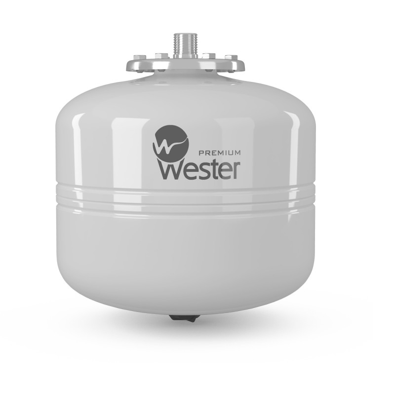 Расширительный бак для системы ГВС и гелиосистем Wester Premium 18л (3/4") WDV18P_нерж WDV18P