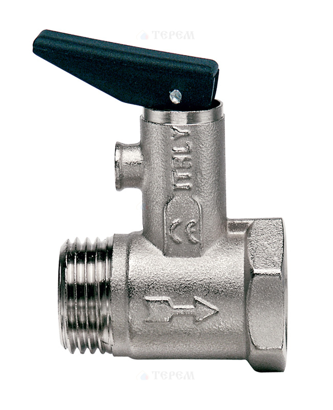 Предохранительный клапан для водонагревателя Itap 1/2", 8,5 бар (с ручкой сброса) ART 367 41258