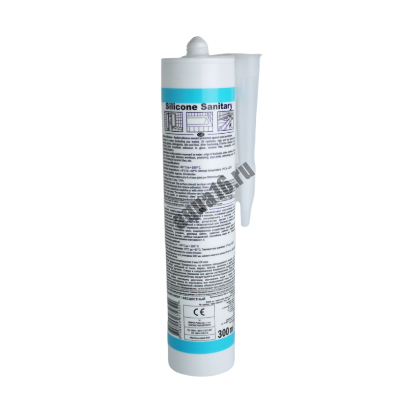 Герметик Unipak силиконовый санитарный бесцветный 300мл 6700244